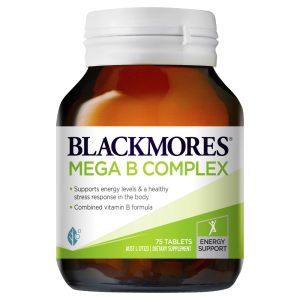 blackmores mega b complex energy support 75t|||