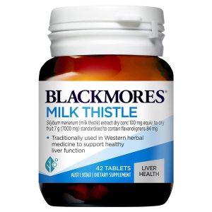 blackmores milk thistle liver health 42t||