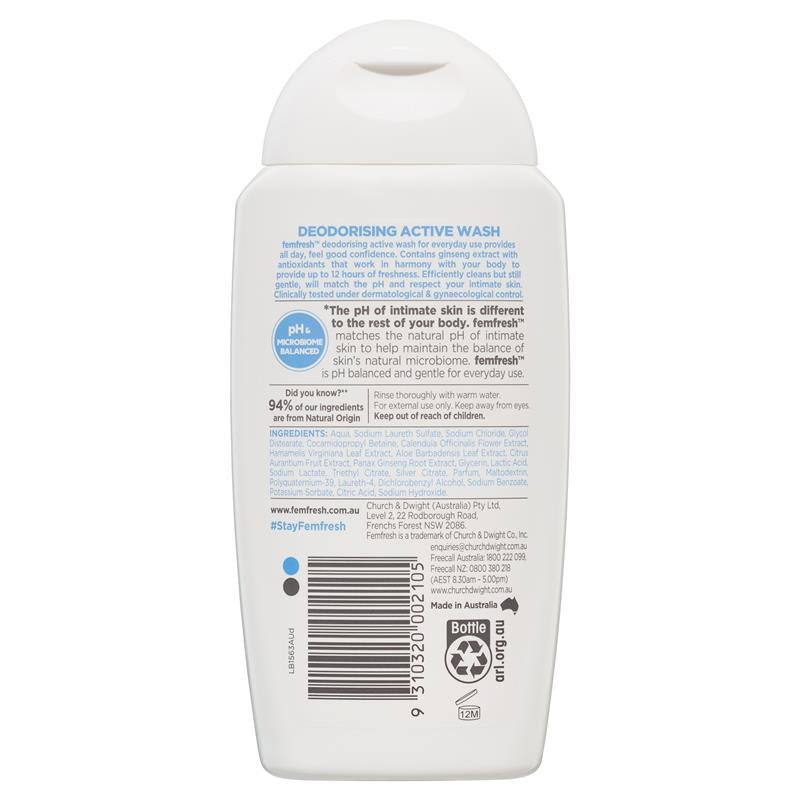 femfresh deodorising wash (white)