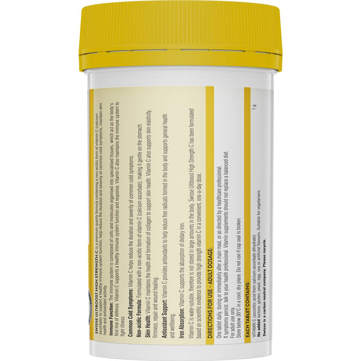 swisse high strength c 1000mg 150t