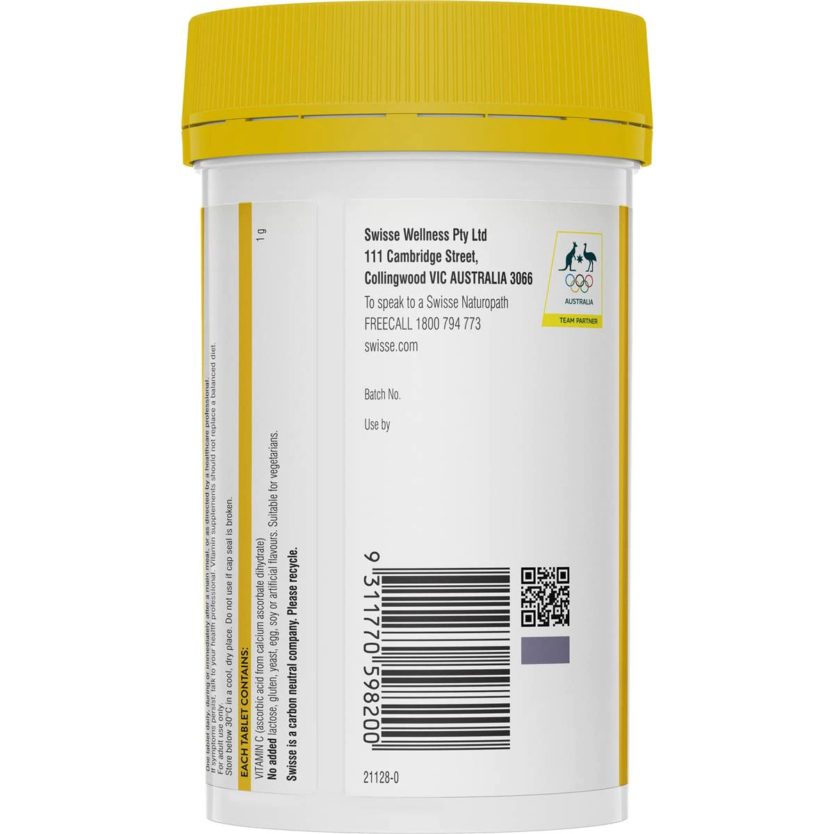 swisse high strength c 1000mg 150t