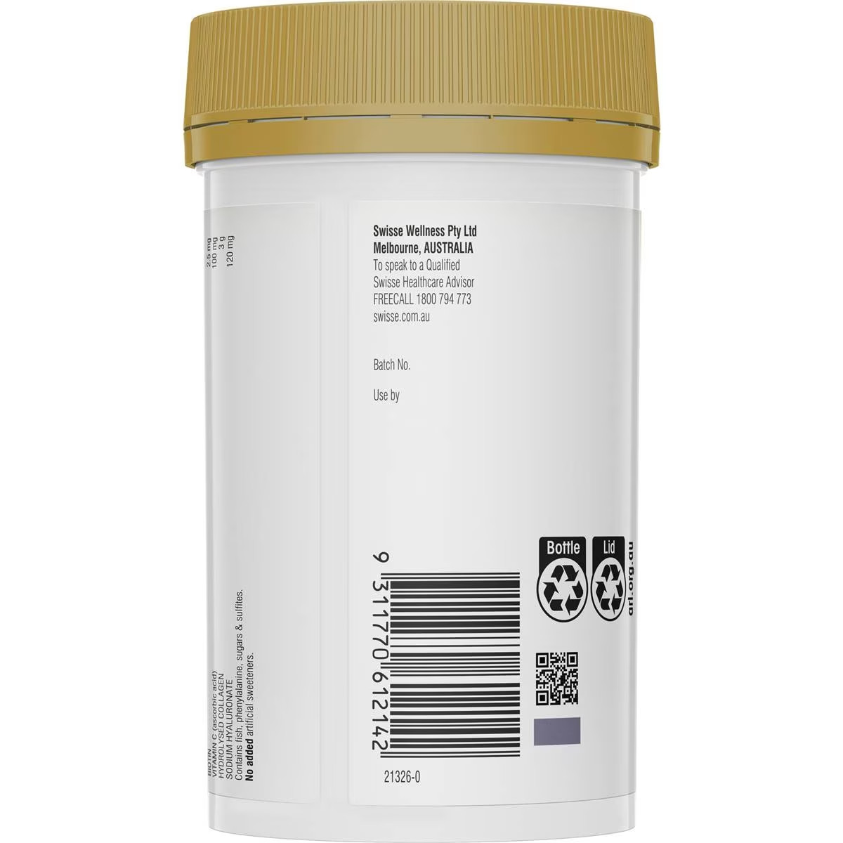 swisse marine collagen skin hydration powder 120g